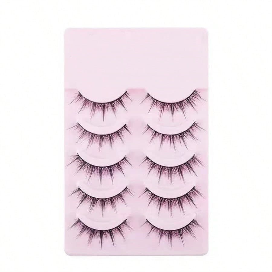 1 Boîte De Faux Cils Pour Les Yeux Comiques, Usage Quotidien, Travail, Convient Aux Paupières Simple Et Paupières Gonflées