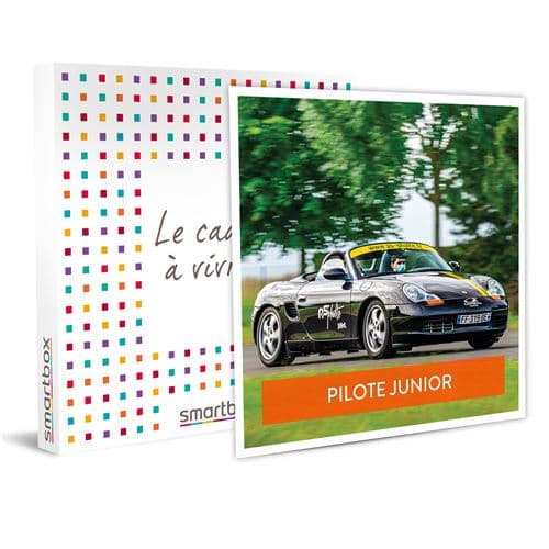Pilotage pour enfant : 2 tours en Porsche Boxster - SMARTBOX - Coffret Cadeau Sport & Aventure